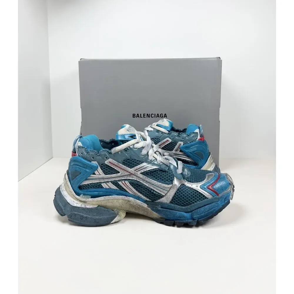 Size 40EU/7US - Balenciaga Runner Marathon Blue Unreleased💙 NEW/RETAIL $1.4K! - Picture 6 of 11
